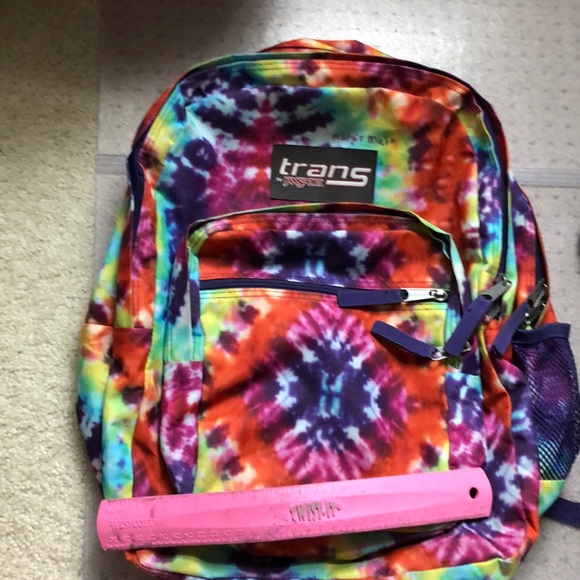Jansport Rainbow Tie Dye Backpack 